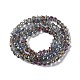 Electroplate Glass Beads Strands&nbsp;EGLA-L030-M-4