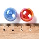 UV Plating Crackle Acrylic Beads&nbsp;MACR-D029-21A-3