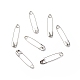 アイアン製安全ピン  プラチナ  26~28x6x2mm  ピン：0.5mm  約1000個/袋&nbsp;NEED-D006-28mm-3
