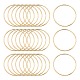 Brass Linking Rings&nbsp;X-KK-S327-06KC-30mm-1