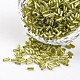 Silver Lined Round Hole Glass Bugle Beads&nbsp;SEED-I001-24-1