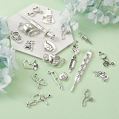 Tibetan Style Zinc Alloy Pendants&nbsp;TIBEP-TA0002-36AS-RS