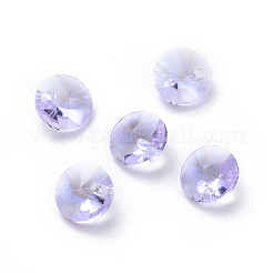 ガラスのラインストーンチャーム  多面カット  コーン  ミックスカラー  6x3mm  穴：1mm&nbsp;RGLA-L017-B-M