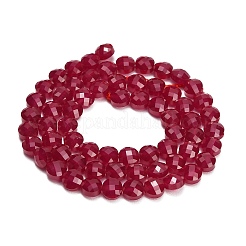 Lab Grown Red Corundum Beads Strands&nbsp;GG-CBAC488-05