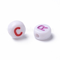 Opaque White Acrylic Beads&nbsp;MACR-N012-01