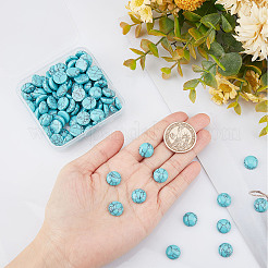 Dyed Synthetic Turquoise Cabochons&nbsp;TURQ-SC0001-05C