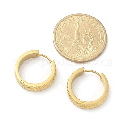 304 Stainless Steel Hoop Earrings for Women&nbsp;EJEW-C096-63G