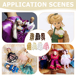 7Pcs 7 Colors High Temperature Fiber Doll Hair&nbsp;DIY-ME0001-60