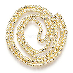 Electroplate Non-magnetic Synthetic Hematite Bead Strands&nbsp;G-Q465-12G