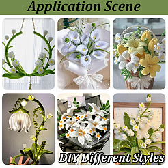 DIY Chenille Stem Tinsel Garland Craft Kits&nbsp;DIY-SC0033-14C