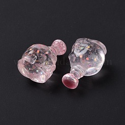Dummy Bottle Transparent Resin Cabochon&nbsp;RESI-E025-04C