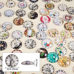 Printed Picture Glass Cabochons&nbsp;GGLA-PH0005-25mm-003