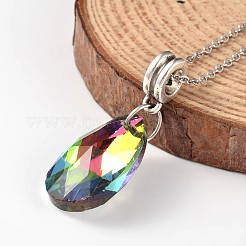 Glass European Dangle Charms&nbsp;PALLOY-JF00114