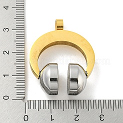 Ion Plating(IP) 304 Stainless Steel Pendants&nbsp;STAS-M329-04G