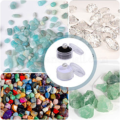 50Pcs 2 Colors Plastic Nail Decorate Storages&nbsp;MRMJ-CA0001-57