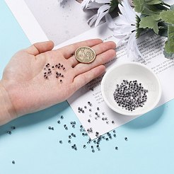 375g15色ガラスシードビーズ  透明色  ラウンド  ミックスカラー  8/0  3~4x2~3mm  穴：0.8~1mm  25 G /カラー&nbsp;SEED-JP0004-01-3mm