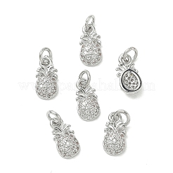 SHEGRACE Brass Micro Pave Cubic Zirconia Pendants&nbsp;XGRQ3D148-478P