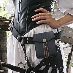 Medieval PU Leather Waist Bags&nbsp;AJEW-WH20070-053B