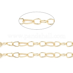 Rack Plating Brass Teardrop Link Chain&nbsp;CHC-K013-05