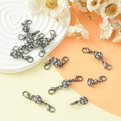 1Pc Alloy Crystal Rhinestone Magnetic Clasps&nbsp;ALRI-YW0001-11B