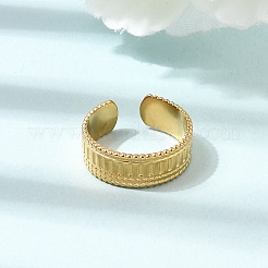 304 Stainless Steel Cuff Open Rings&nbsp;SA-CBAB727-01G