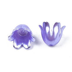 Spray Paint ABS Plastic Imitation Pearl Beads&nbsp;MACR-N013-001A