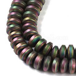 Electroplated Synthetic Non-magnetic Hematite Beads Strands&nbsp;G-E618-08F