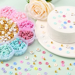 DIY Colorful Polymer Clay Beads Jewelry Making Kit&nbsp;DIY-FS0002-13