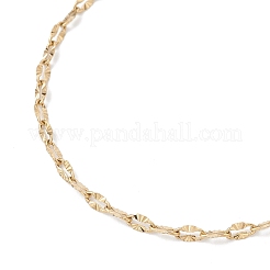 女性用304ステンレススチールアズキチェーンブレスレット  ゴールドカラー  ヒトデ  7-1/4インチ（18.5cm）&nbsp;BJEW-JB12448-02