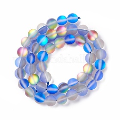 Synthetic Moonstone Beads Strands&nbsp;G-E573-01B-27