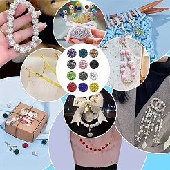 100Pcs Pave Disco Ball Beads&nbsp;RB-YW0001-30A