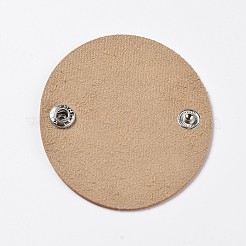 Earphone Leather Cable Winder&nbsp;AJEW-WH0079-E