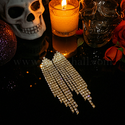 2 Pairs 2 Colors Crystal Rhinestone Stud Earrings&nbsp;EJEW-GO0002-14