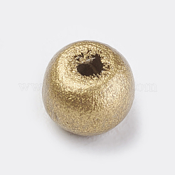 Spray Painted Natural Wood Beads&nbsp;WOOD-Q030-83G