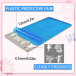 Stainless Steel DIY Nail Art Templates&nbsp;MRMJ-WH0098-015