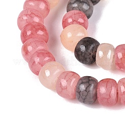 Ombre Effect Dyed Glass Beads Strands&nbsp;X-GLAA-Q106-05A-A10