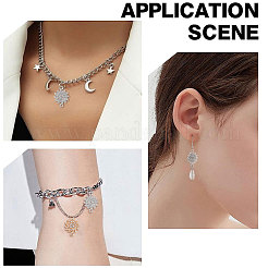 40Pcs 2 Styles Alloy Crystal Rhinestone Connector Charms&nbsp;FIND-SC0025-27