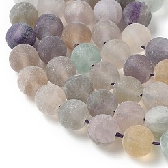 Natural Fluorite Beads Strands&nbsp;G-K292-01