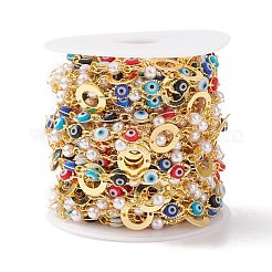 Brass Ring & Horse Eye Link Chains&nbsp;CHC-P009-19G