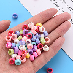 Opaque Acrylic European Beads&nbsp;TACR-S153-41I