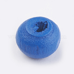 天然木のビーズ  染め  ラウンド  ミックスカラー  7x5mm  穴：2mm  約7140個/500g&nbsp;WOOD-Q030-45