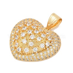 Brass Micro Pave Cubic Zirconia Pendants&nbsp;KK-A241-12G-04