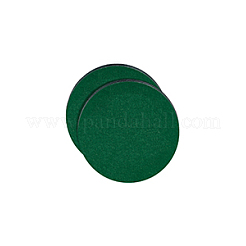 フェルト粘着布  フラットラウンド  濃い緑  30x0.5cm&nbsp;FIND-WH0126-569C