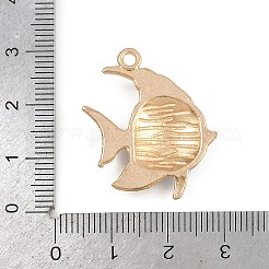 合金エナメルチャーム  魚のチャーム  ゴールドカラー  空色  29.5x22x3.5mm  穴：2mm&nbsp;FIND-F013-08G