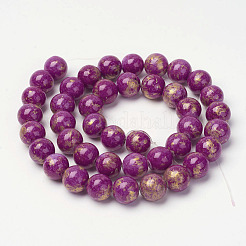 Natural Mashan Jade Beads Strands&nbsp;X-G-P232-01-B-4mm