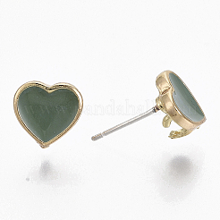 Alloy Enamel Stud Earring Findings&nbsp;LS-X-PALLOY-N154-20B