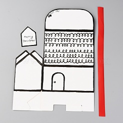 Christmas Theme Gift Sweets Paper Folding Boxes&nbsp;DIY-H132-01B