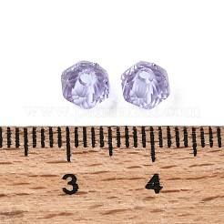 模造オーストリアクリスタルビーズ  グレードAAA  k9ガラス  多面カット  ラウンド  ライラック  6mm  穴：0.7~0.9mm&nbsp;SWAR-F066-6mm-04