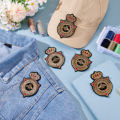 8Pcs 2 Styles Polyester with Iron Patches&nbsp;PATC-HY0001-82