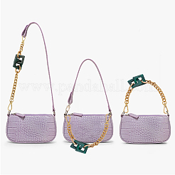 Acrylic Square Link Chain Bag Handles&nbsp;FIND-WH0135-36